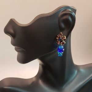 Vintage Rhinestone Drop Earrings (3For$15 Item)